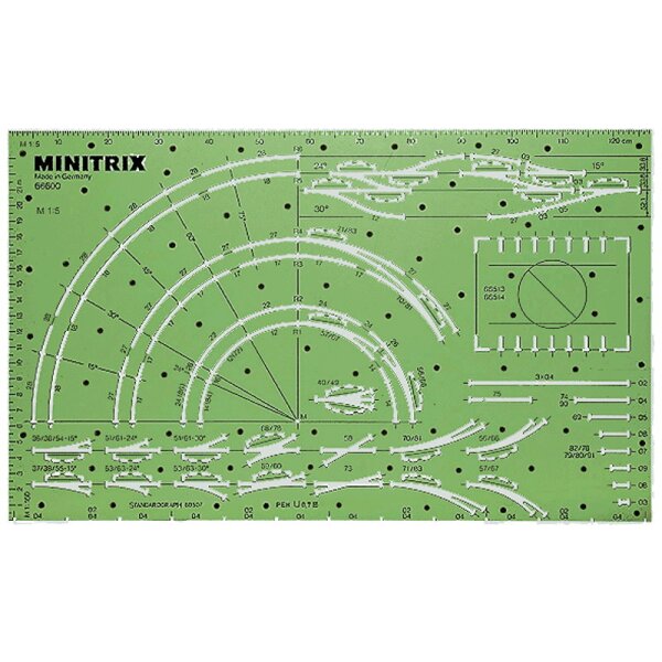 Minitrix Gleisschablone Spur N