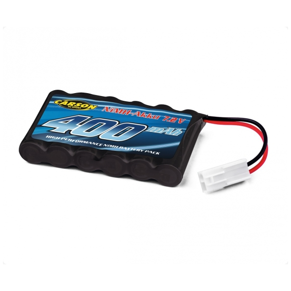 CARSON 500608195 Batterie 7,2V/400mAh, NIMH Mini Tamiya