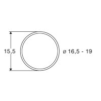 Roco 40072 - Haftringe 10Stk.16,5-19mm-Ersatz f.85622