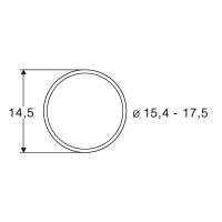 ROCO (40076) Haftrings.10Stk.15,4 bis 17,5m
