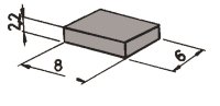 ROCO (42256) 6 Stück Packung Magnete