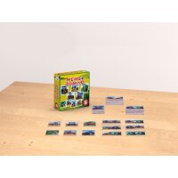 PIATNIK 659492 - Kompaktspiel Memo und Domino Traktoren