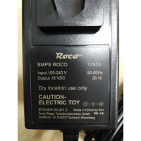 ROCO (96307 )Netzteil + Kabel - 18V/2A USA
