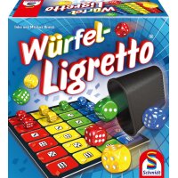 Schmidt Spiele 49611 Würfel-Ligretto FAMILIENSPIEL