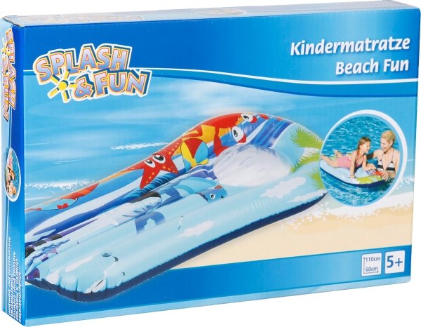 Splash & Fun 77803271 Kindermatratze Beach Fun+Sichtfenster