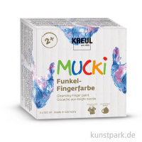 MUCKI  2318 Funkel-Fingerfarbe 4er Set 150 ml