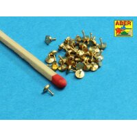 ABER 16106 Turned rivets 0,9 x1,3 x 0,5mm 40 pcs.