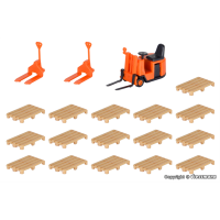 KIBRI 38147 - H0 Deko-Set Stapler und Paletten