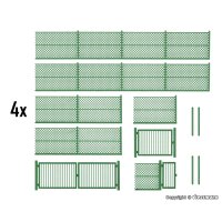 KIBRI 38603 - H0 Maschendrahtzaun grün