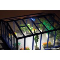 KIBRI 38634 - H0 Deko-Set Gewächshaus LED