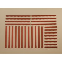 AUHAGEN 80402 Säulen und Ziegelfriese rot
