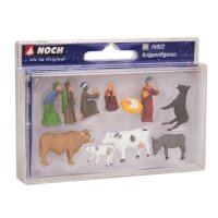 NOCH ( 65620 ) Themen-Set “Weihnachtskrippe” H0