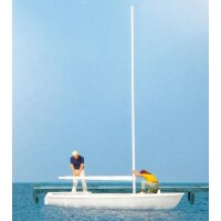 Preiser 10680 - Segler beim Abtakeln. Segelbot