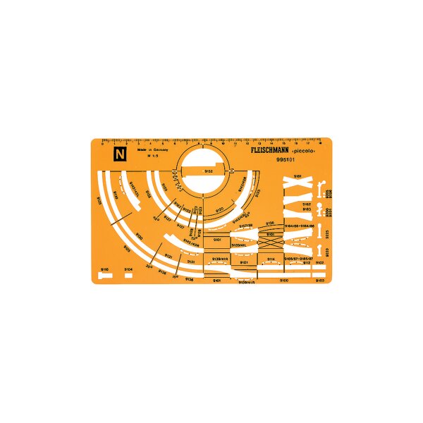 Fleischmann 995101 Gleisplanschablone N