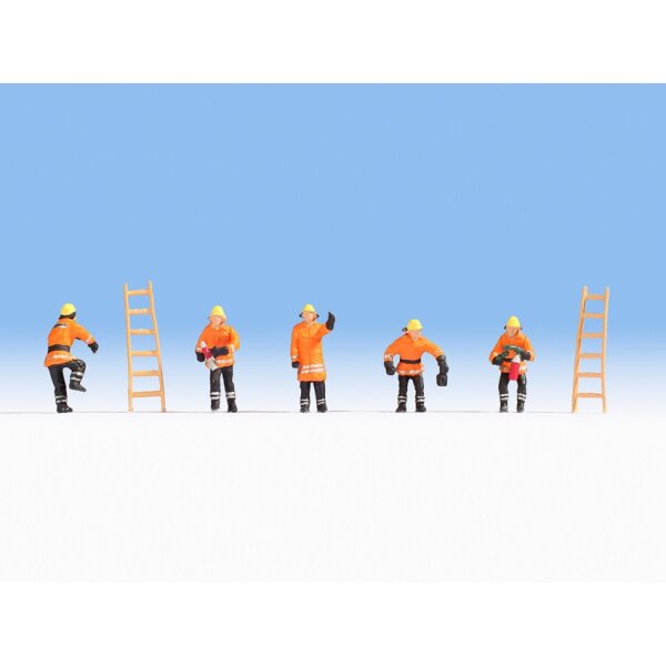 NOCH ( 36022 ) Feuerwehr (orange Schutzanzüge) N