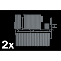ITALERI (3888) 1:24 Shipping Container 20FT