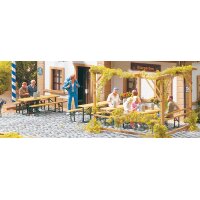 PIKO 62282 3 Bänke & 3 Biergrten-Garnitren