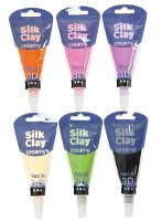 Silk Clay® Creamy - Sortiment, sortierte Farben, 6x35ml