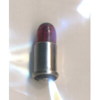 Glühlampe hell rot , 19V Stecksockel 10 Stück