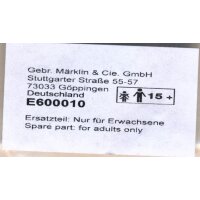 Glühlampe hell rot , 19V Stecksockel 10 Stück