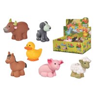Simba 104324233 Soft Farmtiere, 6-sort.