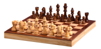 PIATNIK 690693 - Klassisches Spiel Schach-Holzkassette...