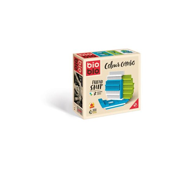 Bioblo 64026 MINI BOX "Friend Ship" mit 40 Bausteinen