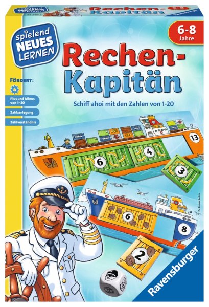 Ravensburger 24972 Rechen-Kapitän Lernspiel