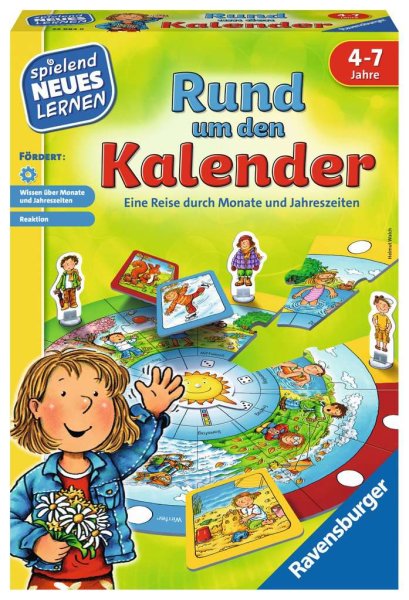 Ravensburger 24984 Rund um den Kalender Lernspiel