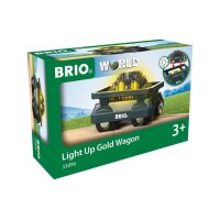 BRIO 33896 BRIO Goldwaggon mit Licht