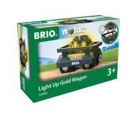 BRIO 33896 BRIO Goldwaggon mit Licht
