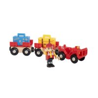 BRIO 33893 BRIO FLUGHAFEN-GEPÄCKWAGEN