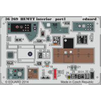 Eduard Accessories: HEMTT interior for Italeri in 1:35