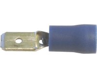 Flachsteckzunge 6,3/1,5-2,5mm², blau