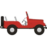 BREKINA 58904 Jeep Universal, rot, von Arwico  (CH)