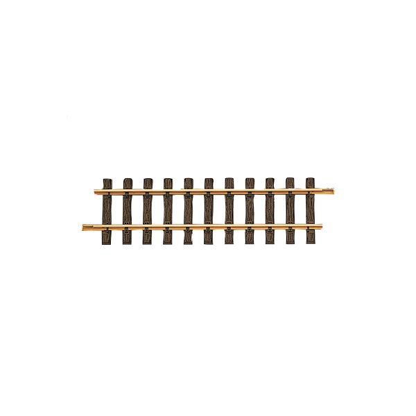 LGB 10000 Gerades Gleis mit 300 mm Länge und Messingschienen für Spur G Gartenbahnen.