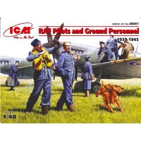 ICM - 48081 RAF Plioten und Bodenpersonal  1:48