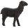stafil (DT005S-7) Schaf schwarz f. 7-8cm Fig