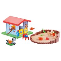 PLAYMOBIL 9814 SPIELHÄUSCHEN MIT SANDKASTEN...