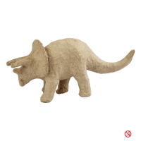 Pappmache Dinosaurier, H 7,5 cm, 1Stck