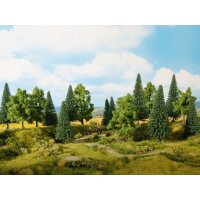 NOCH 24620 - Mischwald 8 Bäume, 10 -14 cm H0,TT