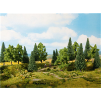 NOCH 24623 - Mischwald 16 Bäume, 4 -10 cm H0,TT,N,Z