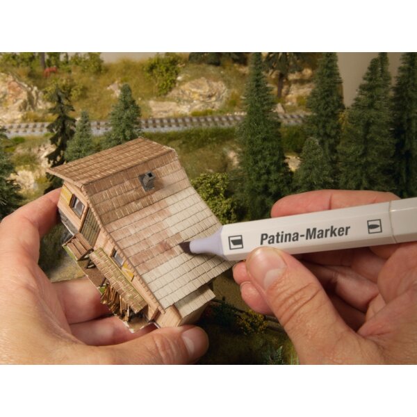 NOCH 61158 - Patina-Marker für Modelle Inhalt: 6 Marker G,0,H0,H0E,H0M,TT,N,Z