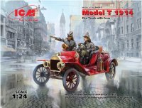 ICM - 24017 Model T 1914 Fire Truck with Crew  1:24