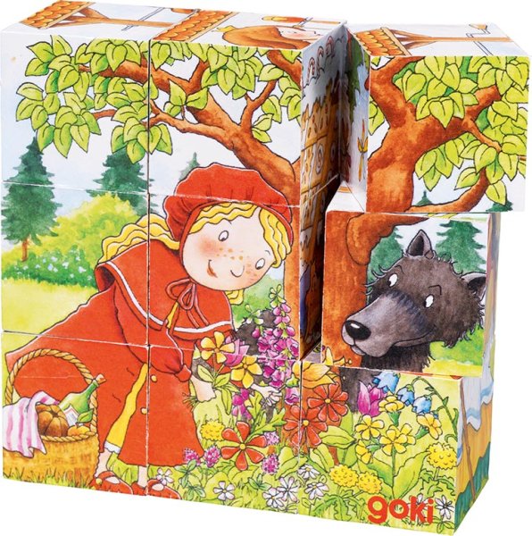 GOKI 57542 Würfelpuzzle Märchen