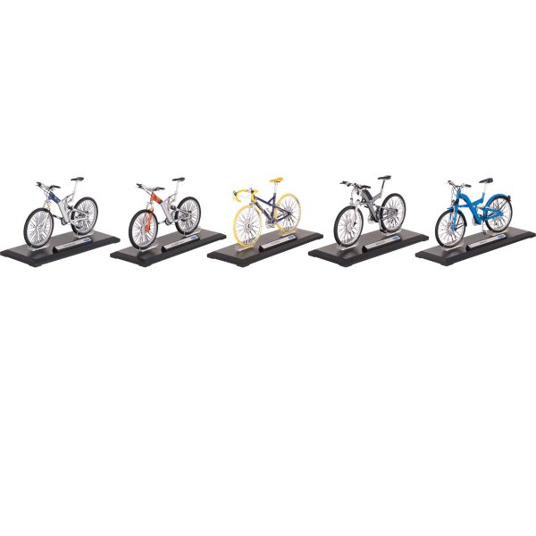 12265 - Fahrrad, Spritzguss, 6fach sortiert,