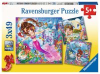 Ravensburger 3 X 49 Teile - 08063 Bezaubernde Meerjungfrauen