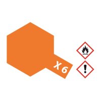Tamiya  X-6 ORANGE glänzend 23 ml
