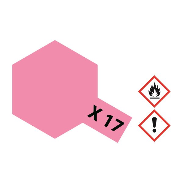 Tamiya  X-17 Rosarot glänzend 23ml