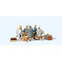 Preiser 10338 - Bauarbeiter in der Pause